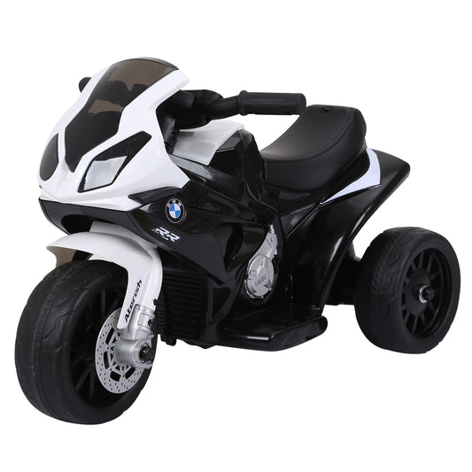 HOMCOM Electric Kids Ride on BMW Motorbike W/Headlights and Music, 6 V-Black