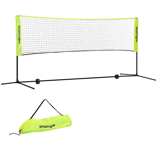 SPORTNOW 3m Badminton Net, Height Adjustable Outdoor Sports Net, with Carry Bag, for Tennis, Pickleball, Volleyball