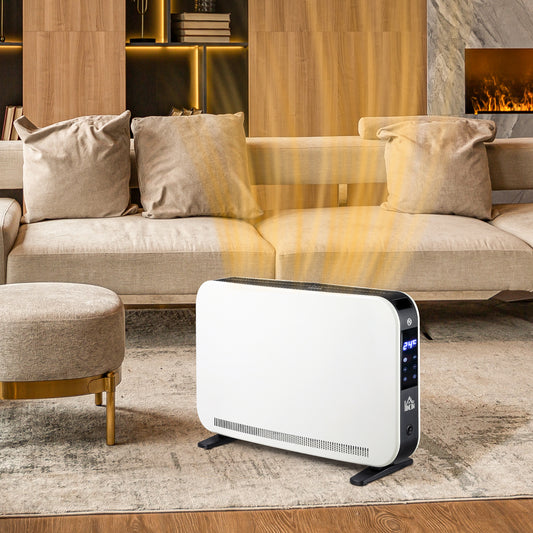 HOMCOM Three-Mode Modern Slimline Heater, 7-35√¢‚Äû∆í Temperature