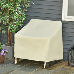 Outsunny 600D Oxford Cloth Furniture Cover Single Chair Garden Patio Outdoor Protector Waterproof 68x87x44-77cm