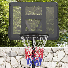 SPORTNOW Height Adjustable Basketball System, Freestanding Basketball Hoop and Stand w/ Wheels, 167-228cm