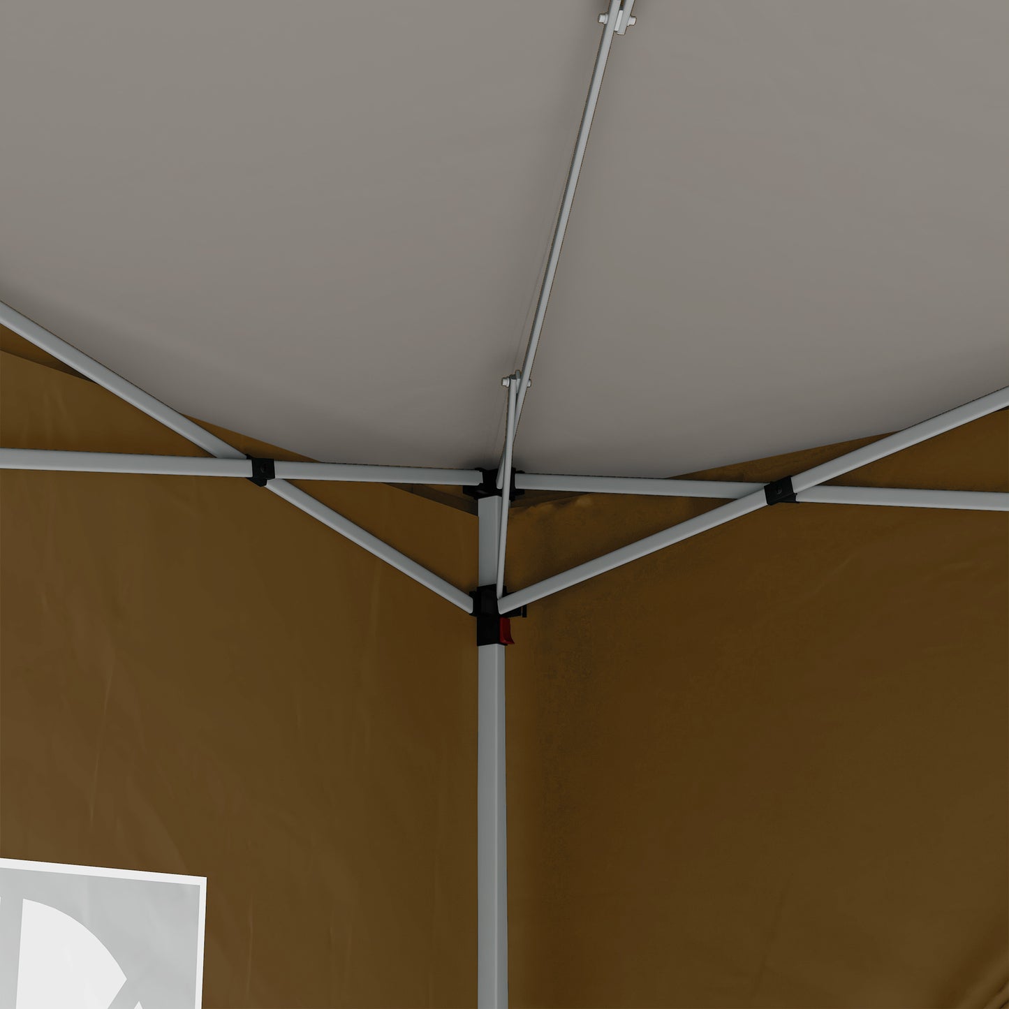 Outsunny 3 x 3(m) Pop Up Gazebo - Khaki