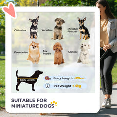 عربة أطفال PawHut Dog Pram Dog Stroller قابلة للطي مع فرامل وحامل أكواب ومقود أمان للكلاب الصغيرة