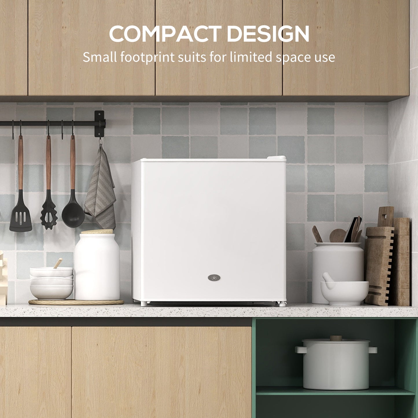 HOMCOM 35L Mini Freezer, -24√¢‚Äû∆í to -14√¢‚Äû∆í Temperature - White