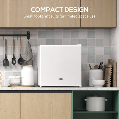 HOMCOM 35L Mini Freezer, -24√¢‚Äû∆í to -14√¢‚Äû∆í Temperature - White