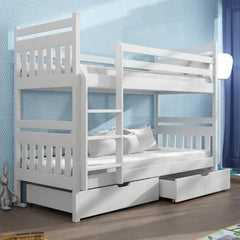 Wooden Bunk Bed Adas with Storage