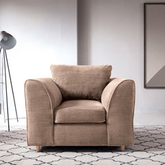 Jill Jumbo Armchair - Brown