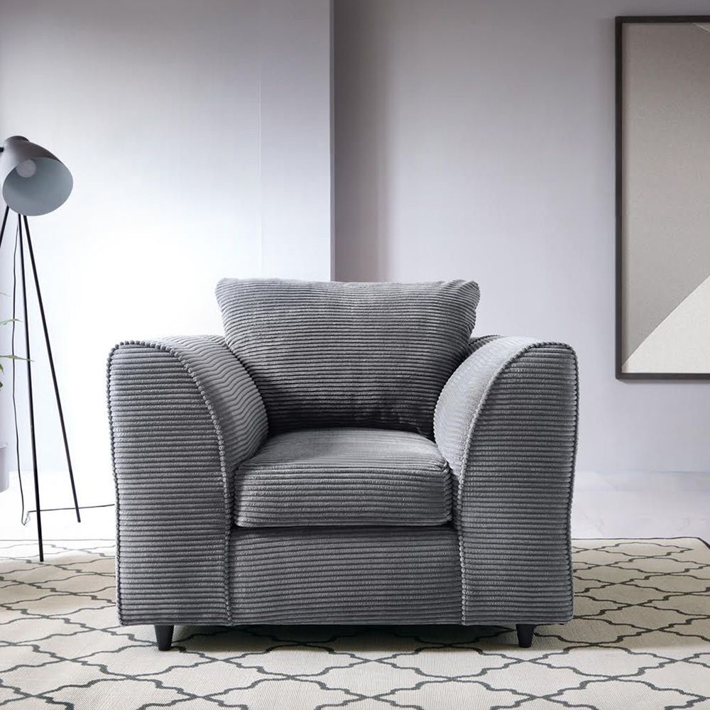 Jill Jumbo Armchair - Grey