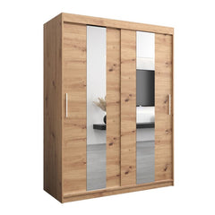 Pole Sliding Door Wardrobe 150cm