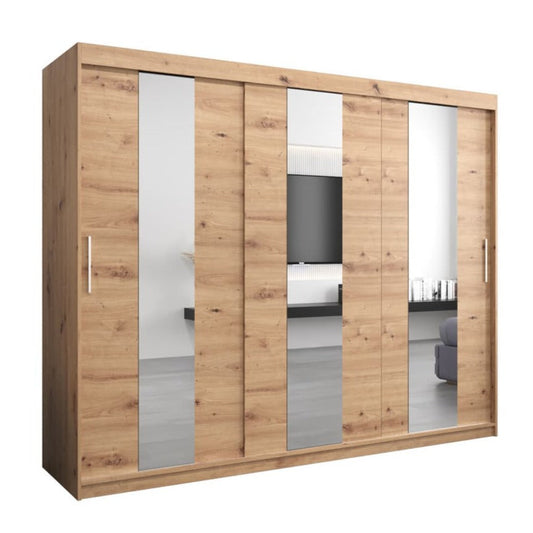 Pole Sliding Door Wardrobe 250cm