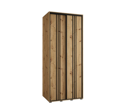 Cannes VI Sliding Door Wardrobe 100cm