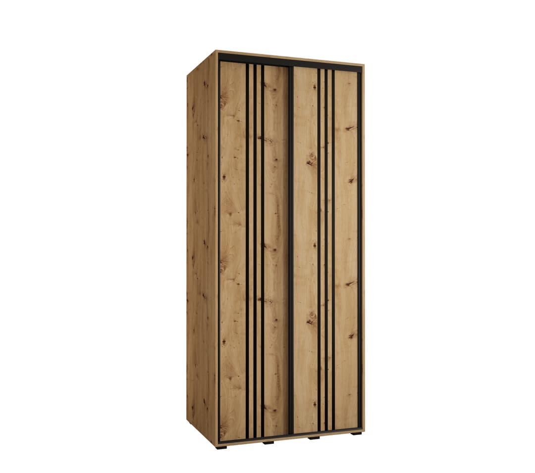 Cannes VI Sliding Door Wardrobe 120cm