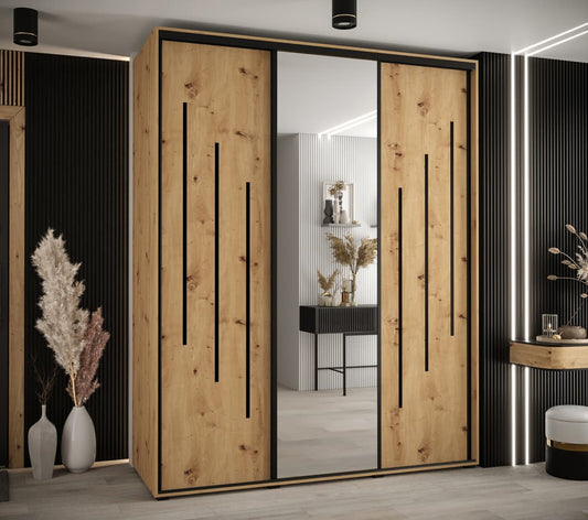 Cannes IX Sliding Door Wardrobe 200cm