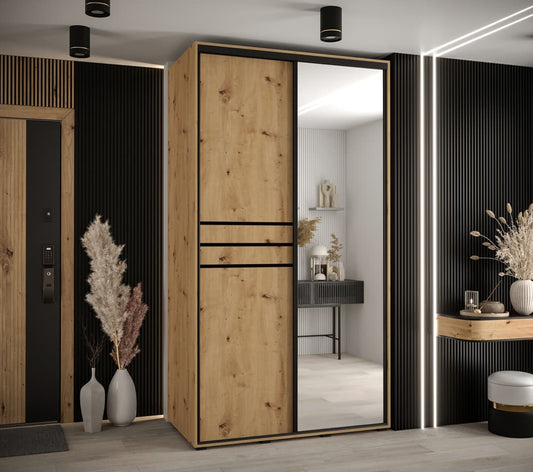 Cannes XI Sliding Door Wardrobe 140cm