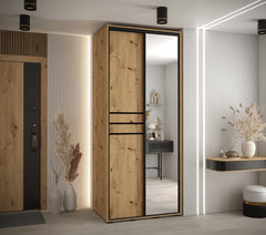 Cannes XI Sliding Door Wardrobe 110cm