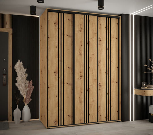 Cannes VI Sliding Door Wardrobe 170cm