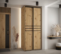 Cannes X Sliding Door Wardrobe 110cm