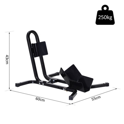 HOMCOM Metal Motorcycle Motorbike Wheel Chock Locking Stand System 17√¢‚Ç¨¬ù,19√¢‚Ç¨¬ù,21√¢‚Ç¨¬ù/43,48,51 Cm Front Wheels Steel Adjustable Fixing Tyre Holder Support