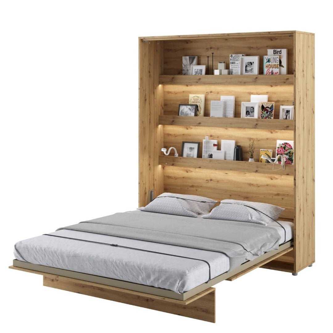 BC-13 Vertical Wall Bed Concept 180cm - Furniture Gold