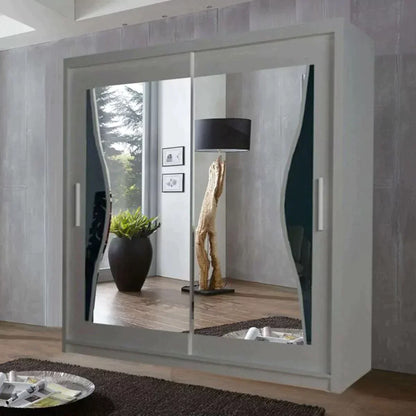 Heffner Walnut Sliding Door Wardrobe - 3 Sizes