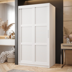 Larvik I Sliding Door Wardrobe 100cm