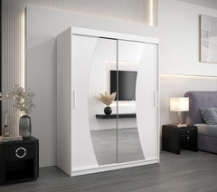 Wave Sliding Door Wardrobe 150cm