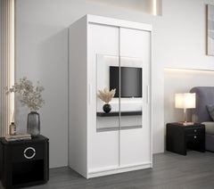 Torino Sliding Door Wardrobe 100cm