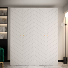 Manhattan IV Hinged Door Wardrobe 200cm