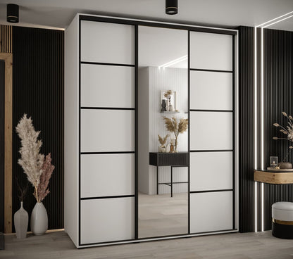 Cannes V Sliding Door Wardrobe 190cm