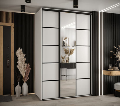 Cannes V Sliding Door Wardrobe 160cm