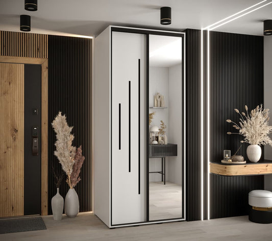 Cannes XIII Sliding Door Wardrobe 120cm