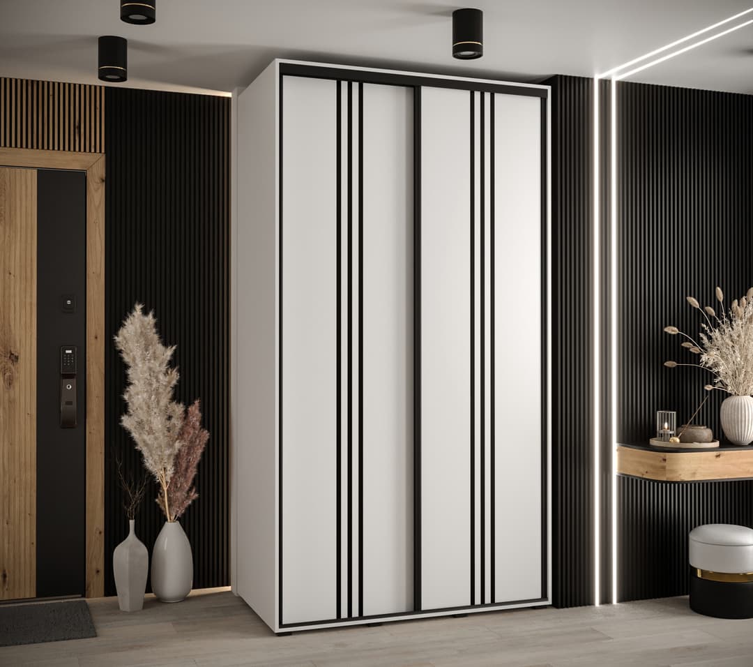 Cannes VI Sliding Door Wardrobe 140cm