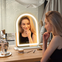 HOMCOM 43 x 59cm LED Vanity Mirror - White