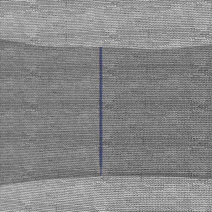 SPORTNOW 8ft Trampoline Net Replacement with 6 Plastic Pole Covers, Weather-Resistant Trampoline Netting Replacement with Zipped Entrance, Poles Not Included, Blue
