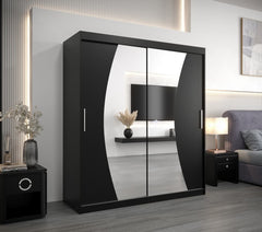 Wave Sliding Door Wardrobe 180cm