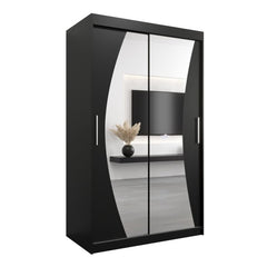 Wave Sliding Door Wardrobe 120cm