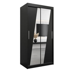 Rhomb Sliding Door Wardrobe 100cm