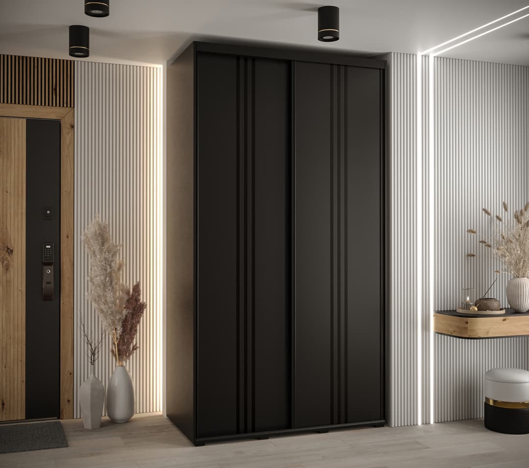 Cannes VI Sliding Door Wardrobe 140cm