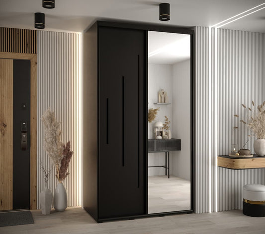 Cannes XIII Sliding Door Wardrobe 130cm