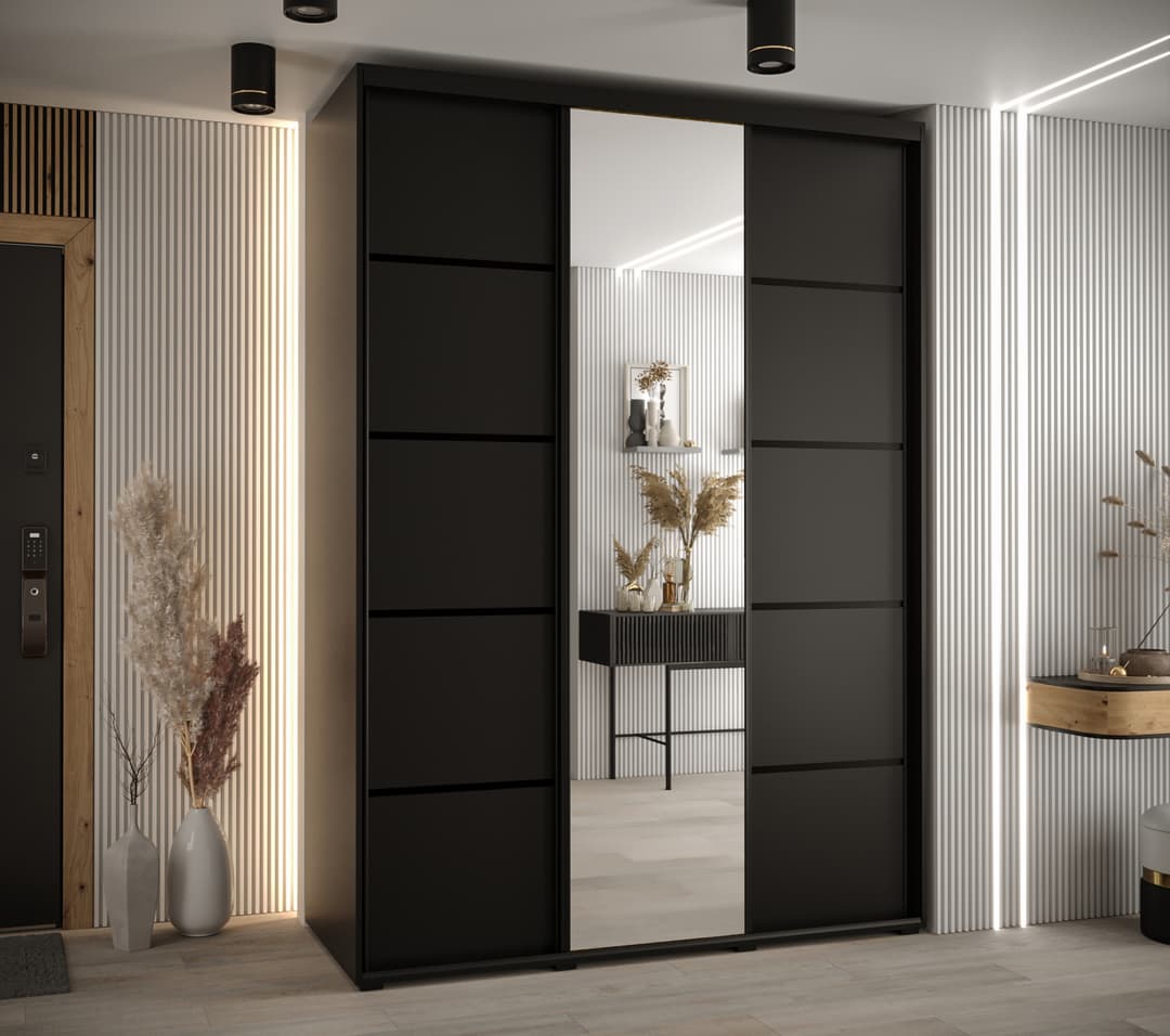 Cannes V Sliding Door Wardrobe 180cm