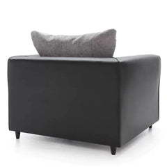 Linacre Armchair - Black and Charcoal