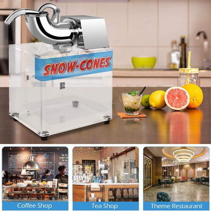 Electric Snow Cone Maker with Dual Blades