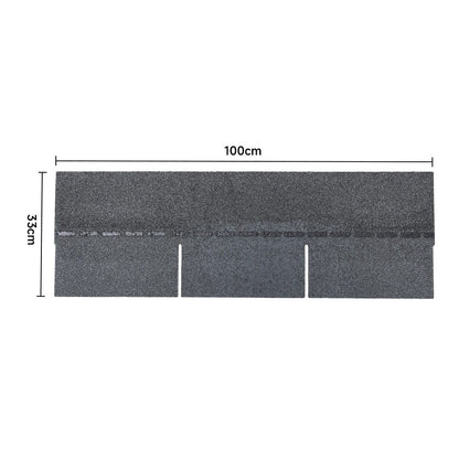 18/36Pcs Premium Rectangular Asphalt Bitumen Waterproof Roofing Shingles