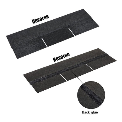18/36Pcs Premium Rectangular Asphalt Bitumen Waterproof Roofing Shingles