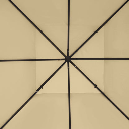 Outsunny Gazebo Roof Replacement, for 3 x 4m Frames - Cream