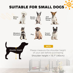 PawHut 2 Piece Dog Pen Expansion Pack for 60cm High Animal Pen with 3 Connecting Stakes