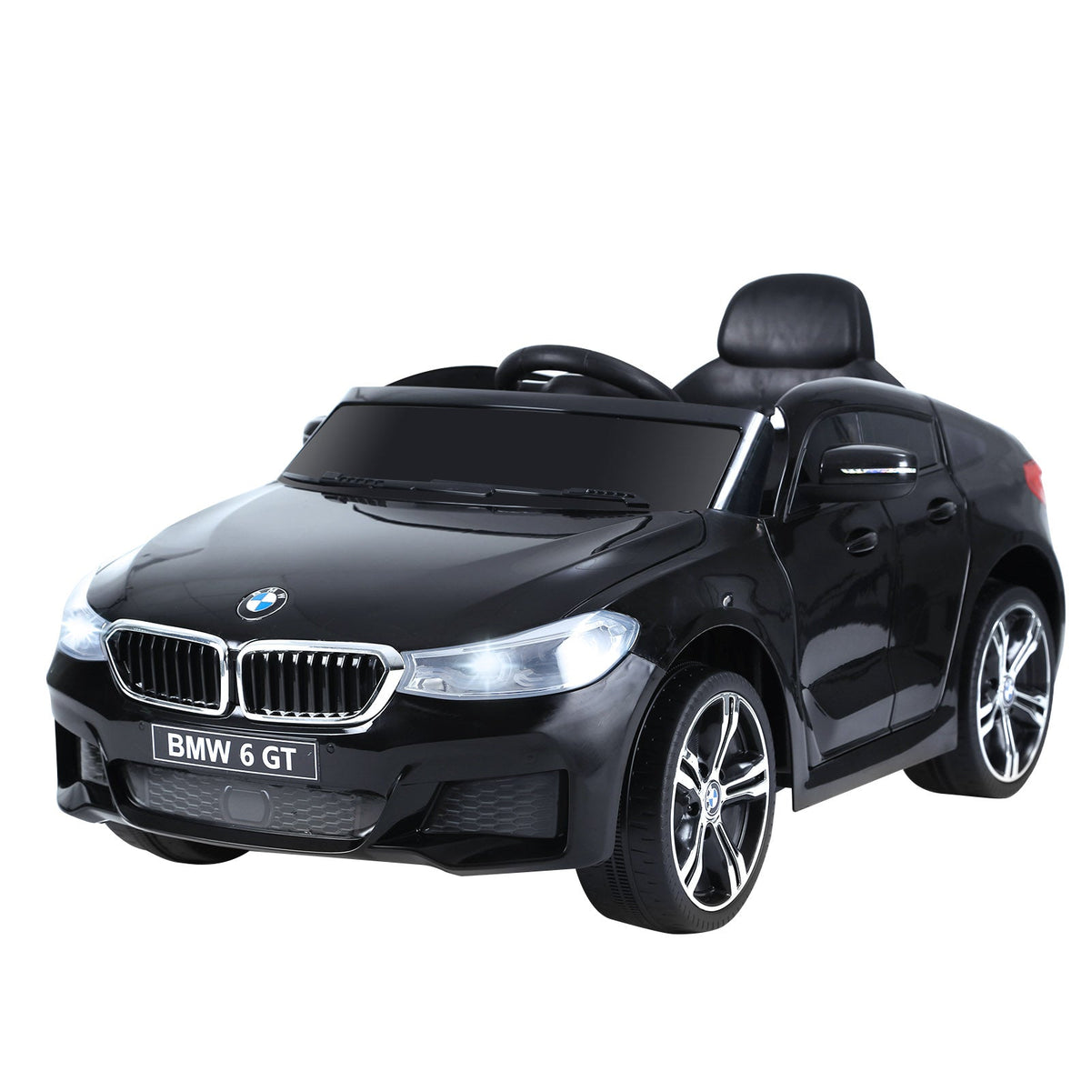 HOMCOM Kids Electric Ride On Car 6V Licensed BMW 6GT W/ Remote-Black