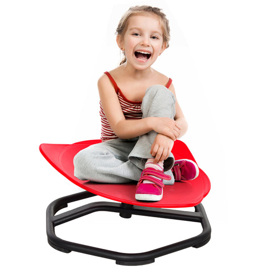 AIYAPLAY Sensory Spinning Chair for Kids, for Coordination, Balance, Red