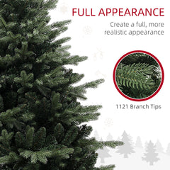 HOMCOM 5ft Artificial Spruce Christmas Tree - Green