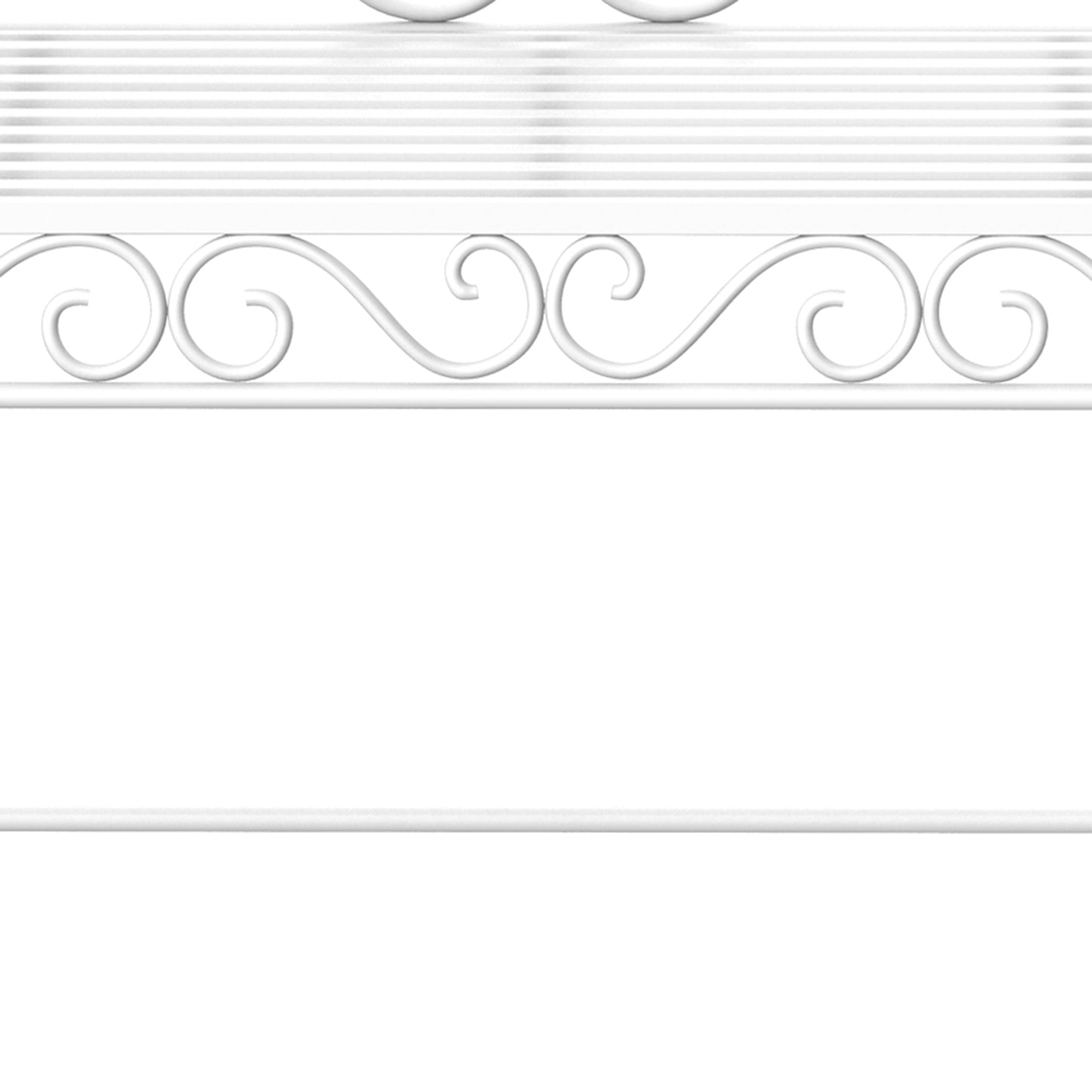 Outsunny Heavy-Duty Garden Bench-White